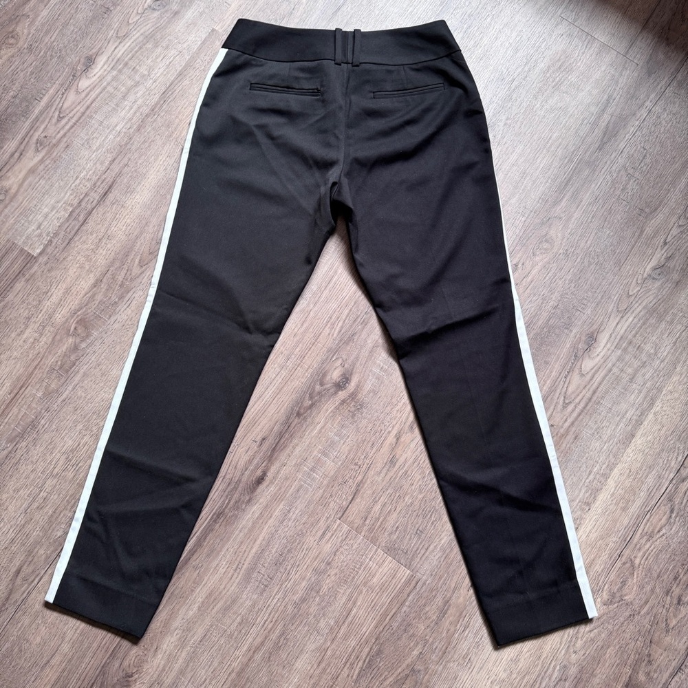 The Limited Cassidy Fit Black with White Stripe Pants - Size 2 - Picture 2 of 10